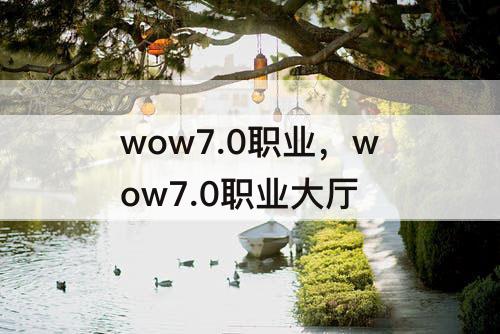 wow7.0职业，wow7.0职业大厅