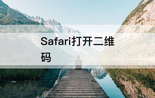Safari打开二维码