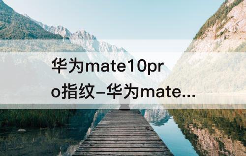 华为mate10pro指纹-华为mate10pro指纹解锁没有了