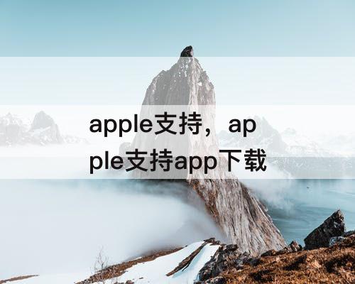 apple支持，apple支持app下载
