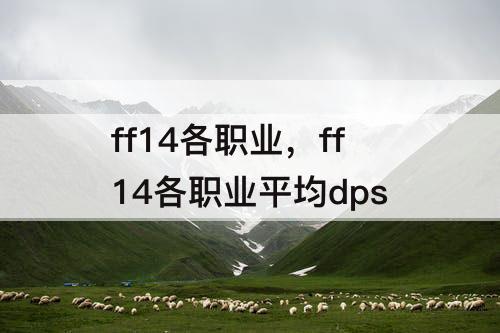 ff14各职业，ff14各职业平均dps