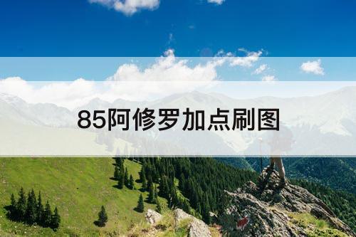 85阿修罗加点刷图