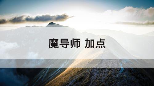 魔导师 加点
