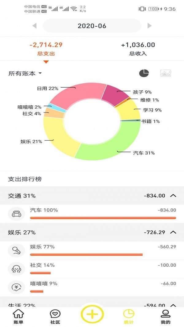 傻瓜记账  v1.0.0图1