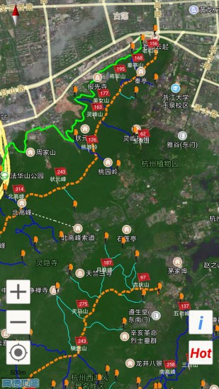 杭州登山地图  v1.2图2