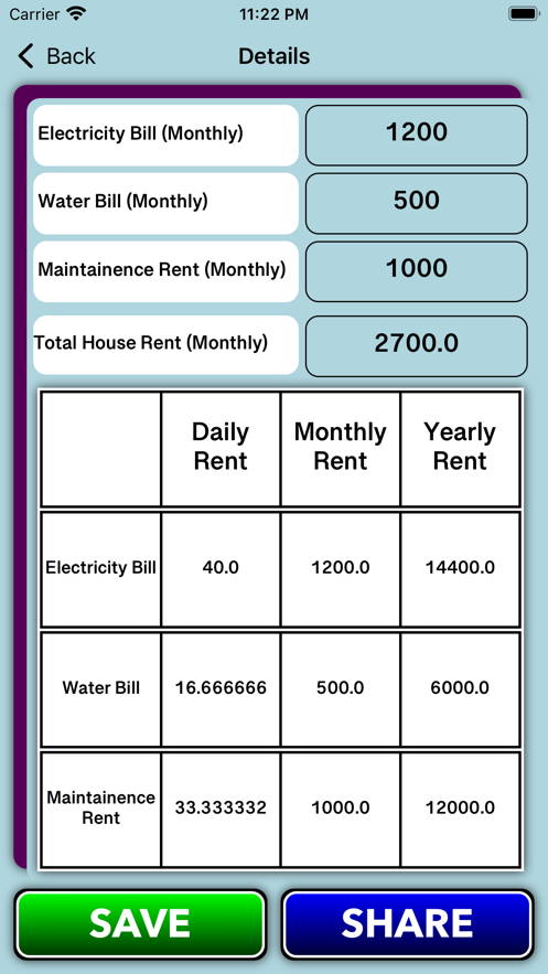 ios确定房屋租金app