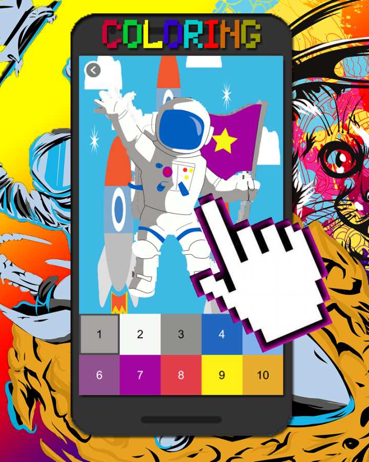 宇航员太空像素艺术  v1.0图2