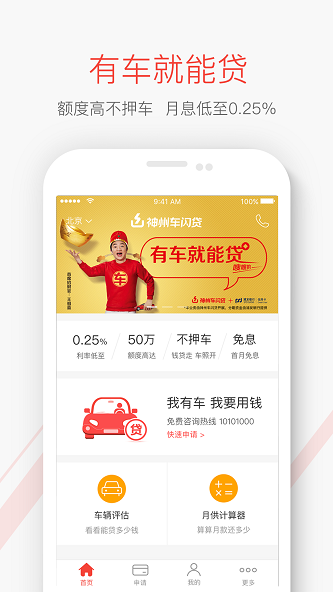 神州闪贷汽车贷款手续  v1.0图1