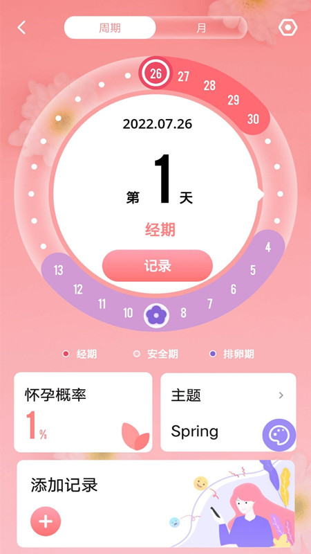 月经期计算  v1.0.0图3